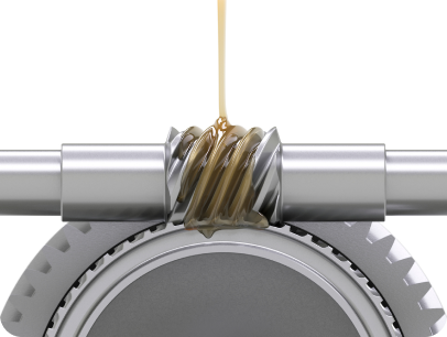 Bearing oil lubricant dripping on gear axle as example