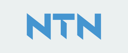 NTN logo in bold blue uppercase letters.