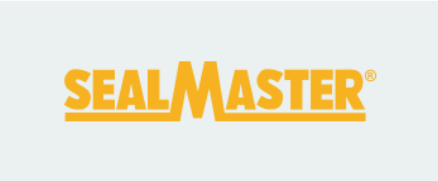 Sealmaster logo in bold yellow uppercase letters with a line beneath the text.