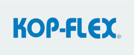 KOP-FLEX logo in bold blue uppercase letters.