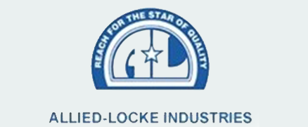 Allied-Locke Industries logo with a star emblem and the slogan "REACH FOR THE STAR OF QUALITY" above the company name.