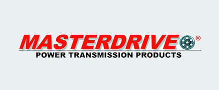 MasterDrive logo with a small pulley graphic and the text "Power Transmission Products."
